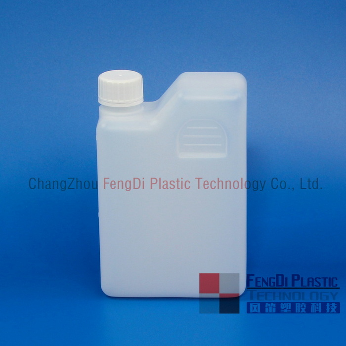 Прямоугольная бутылка из полиэтилена высокой плотности объемом 1 л для упаковки эталонного решения SIEMENS ADVIA1200 ISE