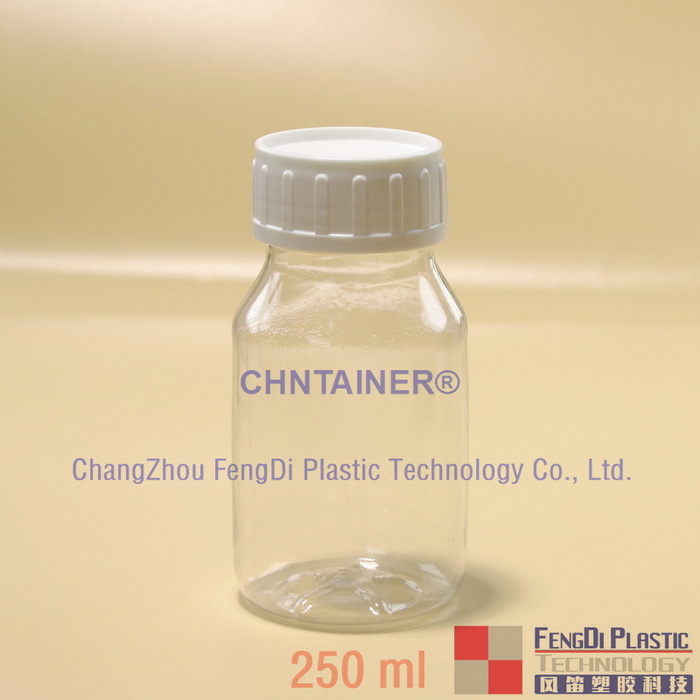 200 мл ПЭТ -химическая бутылка с индукционным закрытием теплового уплотнения